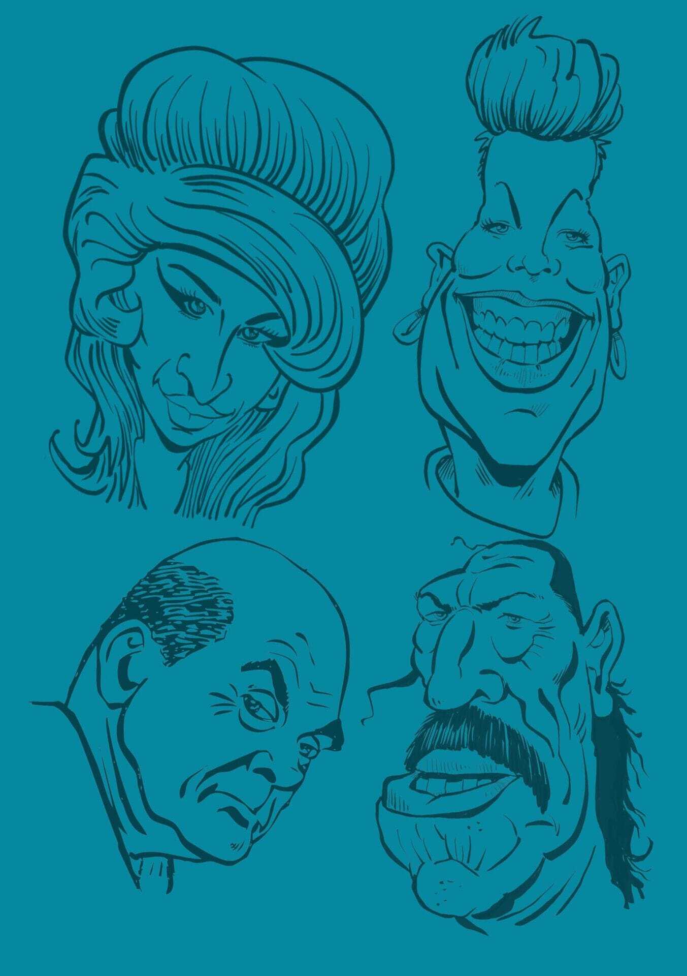 Schnellzeichner Karikaturist Georg Zitzmann Startseite oben links 1 Schnellzeichner & Karikaturist Georg Zitzmann